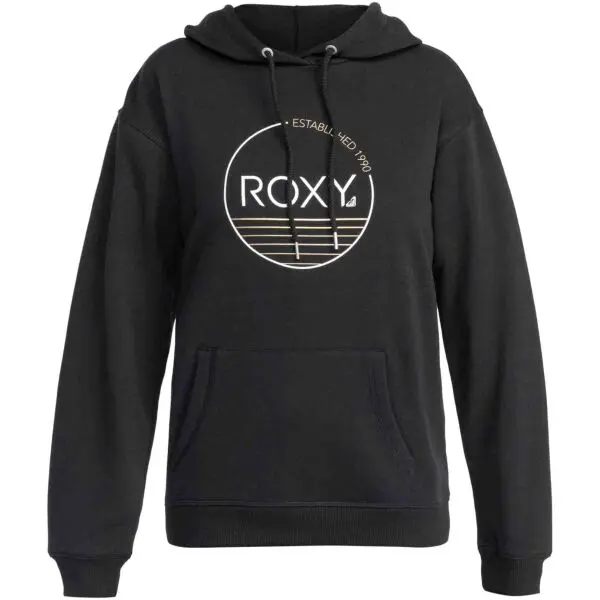 Roxy Roxy SURF STOKED HOODIE TERRY Дамски суитшърт, черно, размер