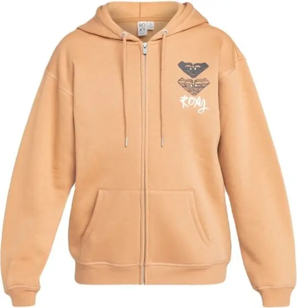 Roxy Roxy SURF STOKED ZIPPED BRUSHED Дамски суитшърт, оранжево, размер