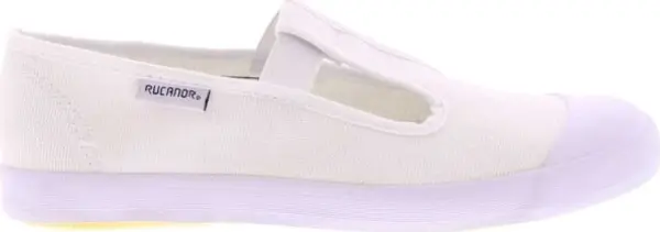 Rucanor Rucanor RSA SPIRIT WITH T-BAR Детски обувки за гимнастика, бяло, размер