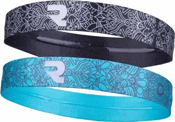 Runto Runto DOUBLE Комплект ленти за глава, черно, размер