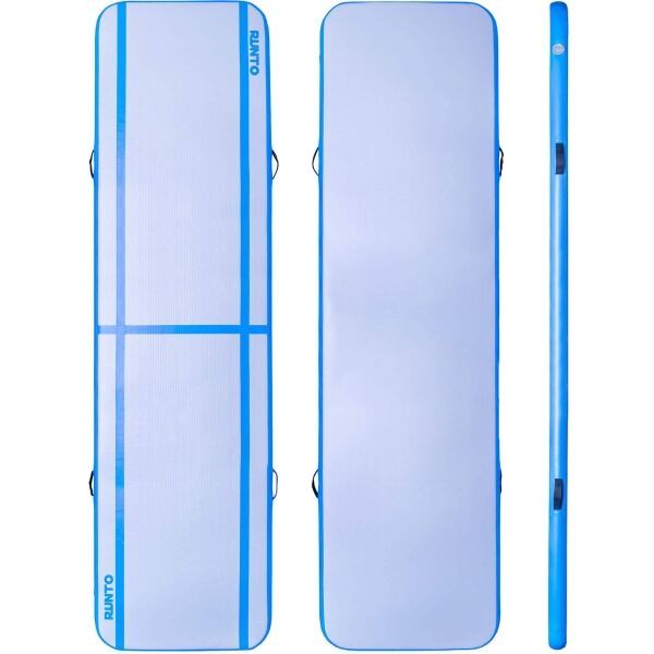 Runto Runto GODORO 400 Надуваема спортна постелка с електрическа помпа, бяло, размер