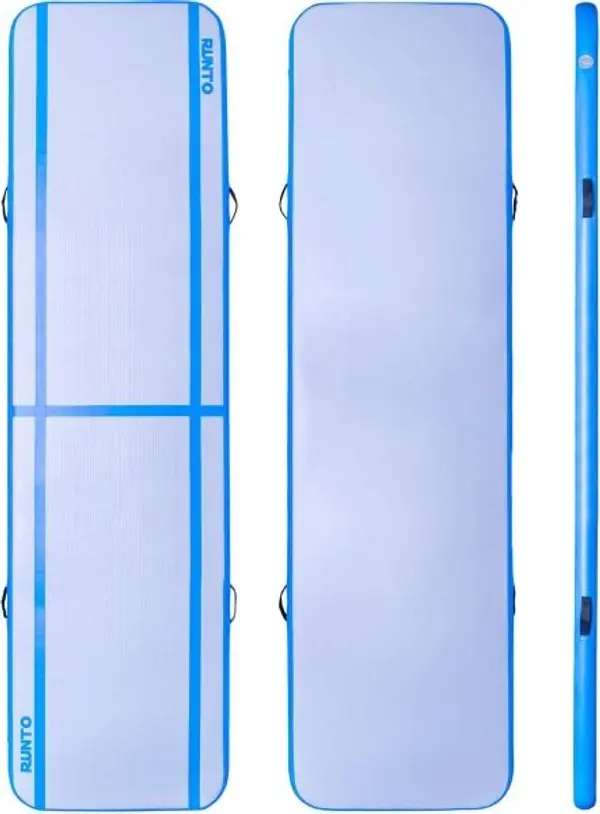 Runto Runto GODORO 400 Надуваема спортна постелка с електрическа помпа, бяло, размер