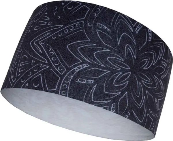 Runto Runto MANDALA Спортна лента за глава, черно, размер UNI