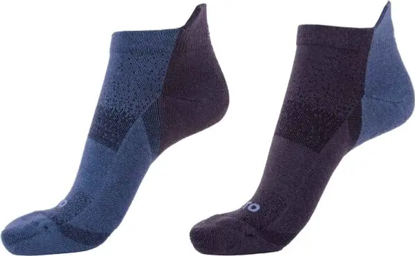 Runto Runto RUN SOCKS  2P 2 чифта спортни чорапи с антибактериална обработка, тъмносиво, размер