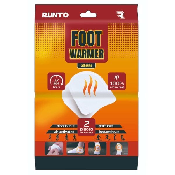 Runto Runto WARMFOOT Затоплящи възглавнички за крака, бяло, размер