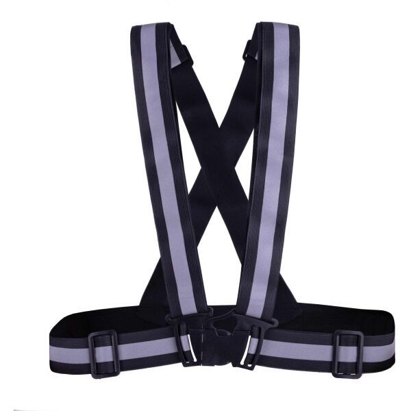 Runto Runto X05 Еластична спортна светлоотразителна жилетка, черно, размер