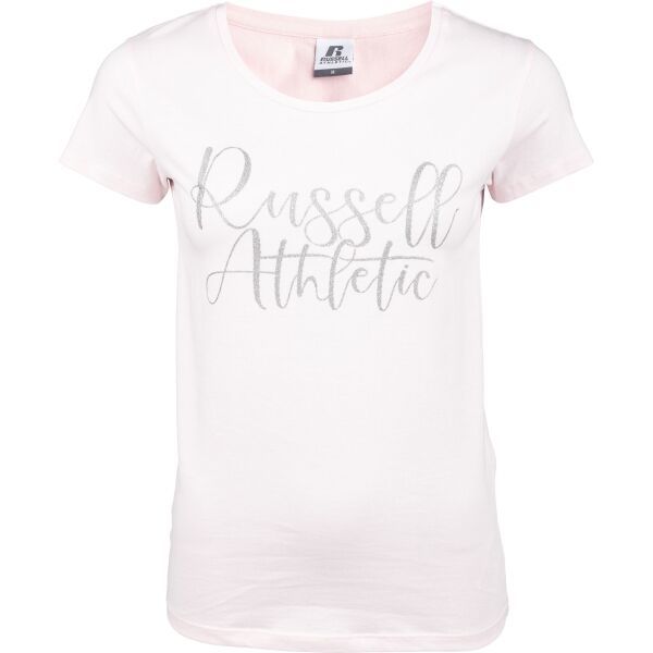 Russell Athletic Russell Athletic CREWNECK WOMEN T-SHIRT Дамска тениска, розово, размер