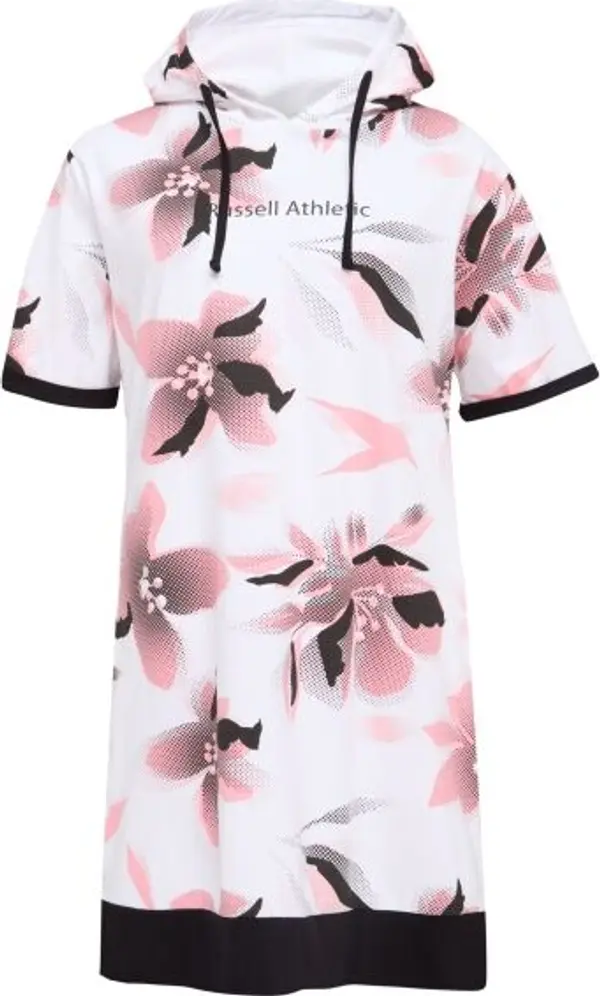 Russell Athletic Russell Athletic DRESS HOODIE Дамска рокля, бяло, размер