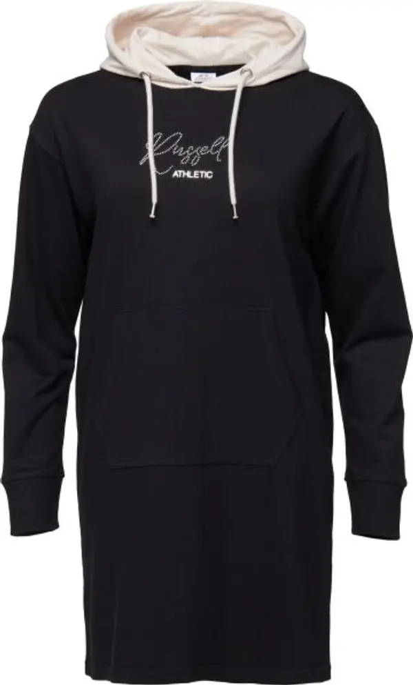 Russell Athletic Russell Athletic DRESS HOODIE Дамска рокля, черно, размер