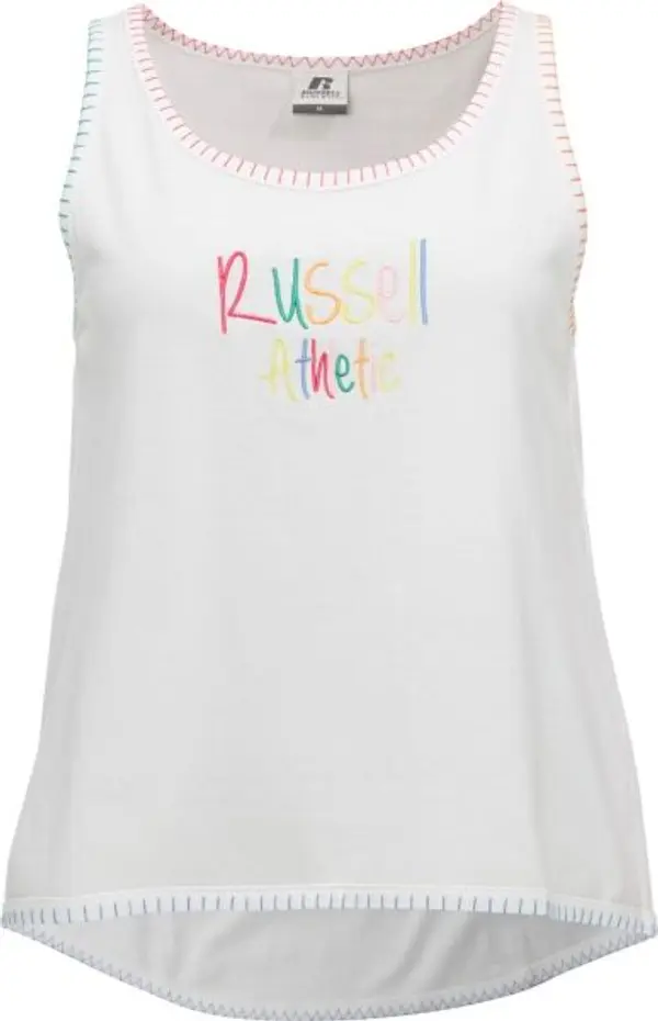 Russell Athletic Russell Athletic EMMELINE Дамска тениска, бяло, размер