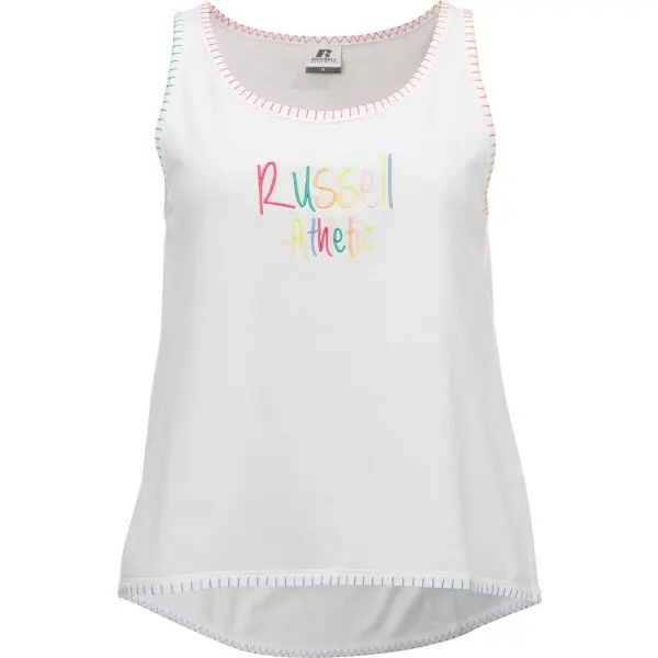 Russell Athletic Russell Athletic EMMELINE Дамска тениска, бяло, размер