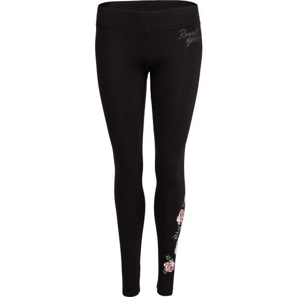 Russell Athletic Russell Athletic FLORAL LEGGINGS Дамски клин, черно, размер