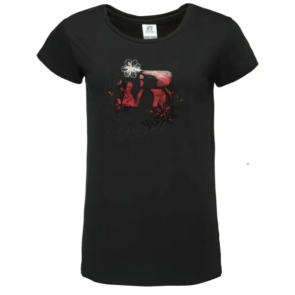 Russell Athletic Russell Athletic HOLLY Дамска тениска, черно, размер