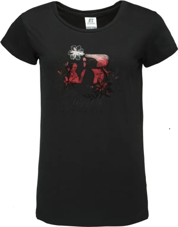 Russell Athletic Russell Athletic HOLLY Дамска тениска, черно, размер