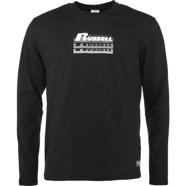 Russell Athletic Russell Athletic LONG SLEEVE TEE SHIRT M Мъжка тениска, черно, размер