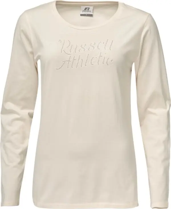 Russell Athletic Russell Athletic LS CREW T-SHIRT Дамска тениска, бежово, размер
