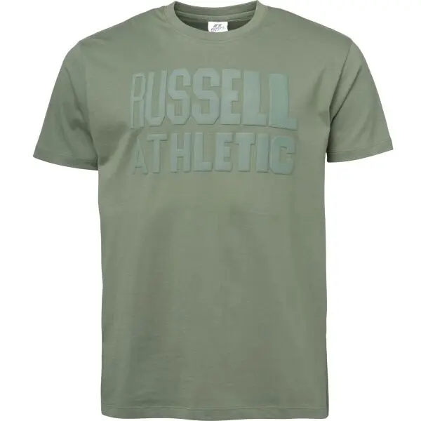 Russell Athletic Russell Athletic OLIVA Мъжка тениска, зелено, размер