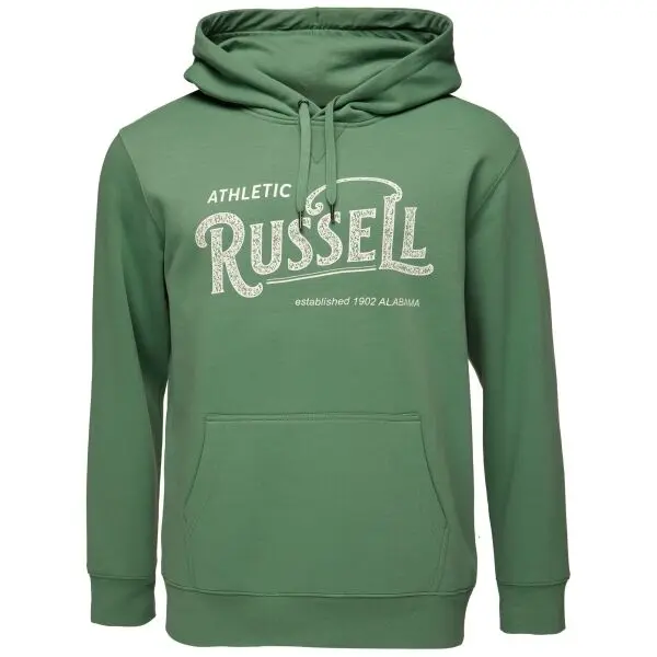 Russell Athletic Russell Athletic PAULIE Мъжки суитшърт, зелено, размер