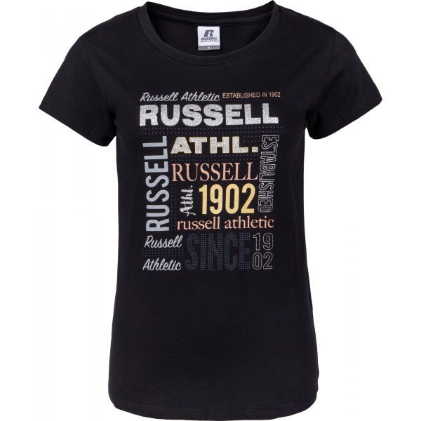 Russell Athletic Russell Athletic RUSSELL MIX S/S TEE Дамска тениска, черно, размер XS