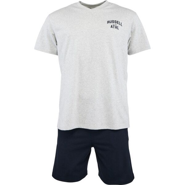 Russell Athletic Russell Athletic SET TEE SHORT Мъжки комплект-пижама, сиво, размер