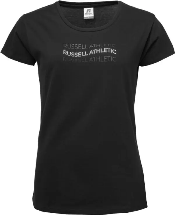 Russell Athletic Russell Athletic SS CREW T-SHIRT Дамска тениска, черно, размер