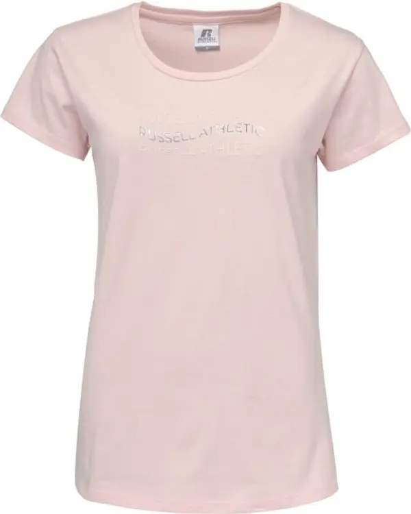 Russell Athletic Russell Athletic SS CREW T-SHIRT Дамска тениска, розово, размер