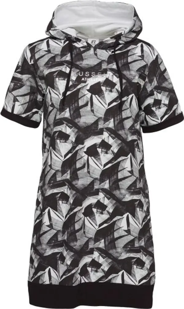 Russell Athletic Russell Athletic SS HOODY DRESS Дамска рокля, черно, размер