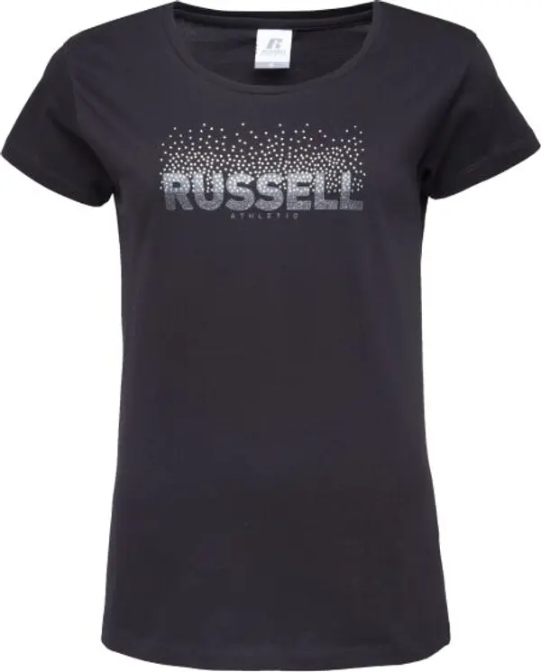 Russell Athletic Russell Athletic SS T-SHIRT Дамска тениска, черно, размер