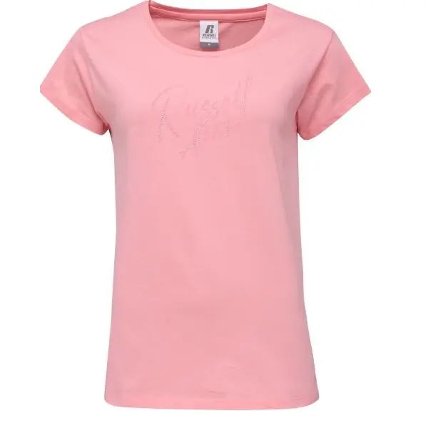 Russell Athletic Russell Athletic SS T-SHIRT Дамска тениска, розово, размер