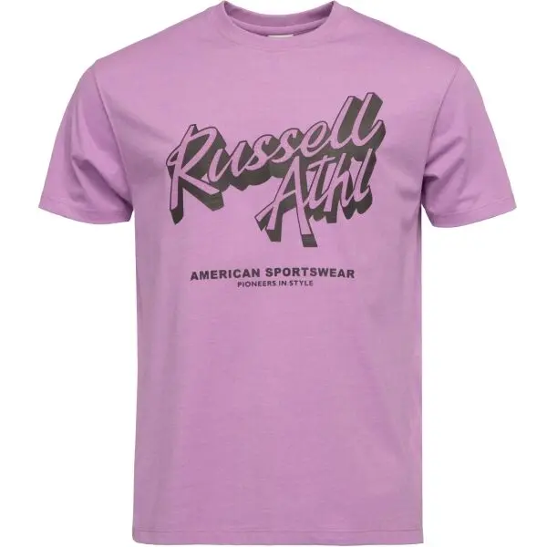 Russell Athletic Russell Athletic T-SHIRT Мъжка тениска, лилаво, размер