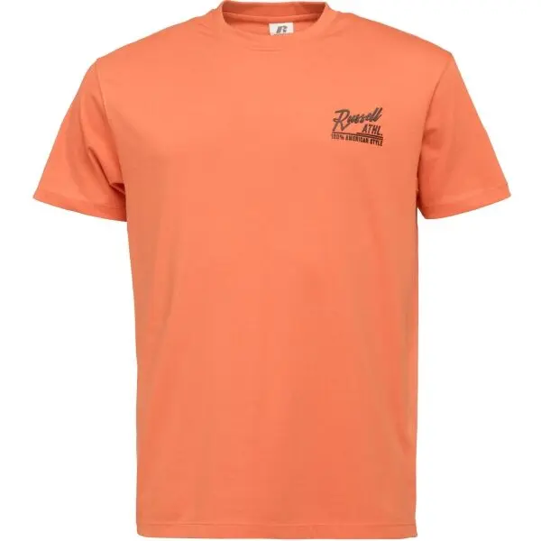 Russell Athletic Russell Athletic T-SHIRT Мъжка тениска, оранжево, размер