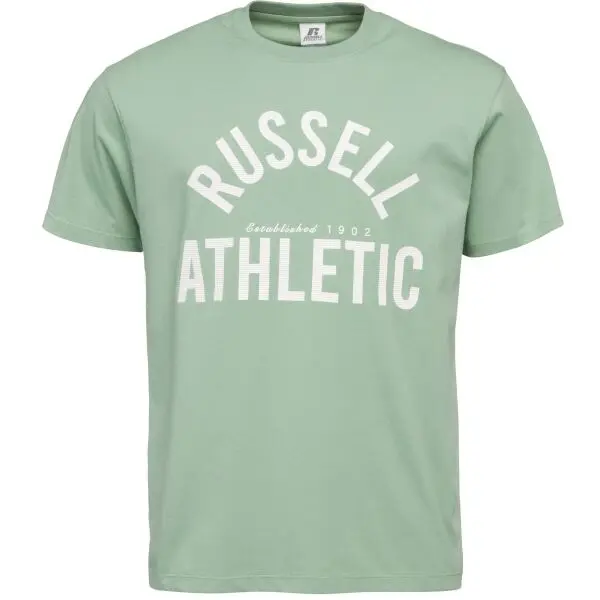 Russell Athletic Russell Athletic T-SHIRT Мъжка тениска, светло-зелено, размер