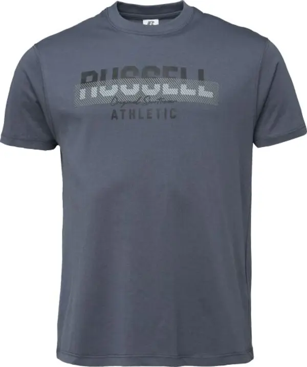 Russell Athletic Russell Athletic T-SHIRT Мъжка тениска, тъмносиво, размер