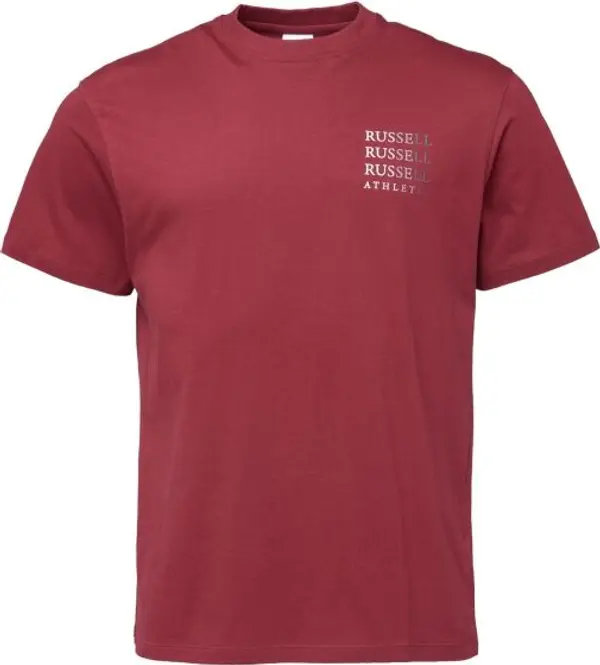 Russell Athletic Russell Athletic T-SHIRT Мъжка тениска, винен, размер