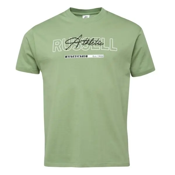 Russell Athletic Russell Athletic T-SHIRT Мъжка тениска, зелено, размер