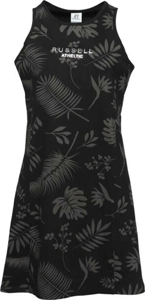 Russell Athletic Russell Athletic TONAL AOP Дамска рокля, черно, размер