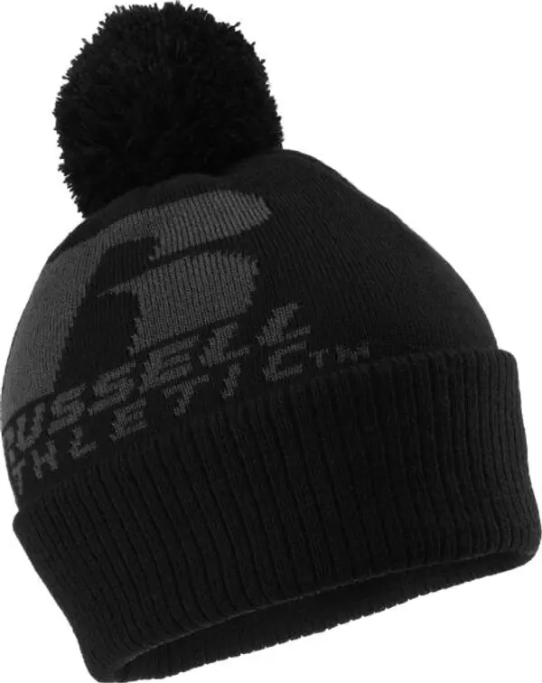Russell Athletic Russell Athletic WINTER POMPOM HAT Мъжка зимна шапка, черно, размер