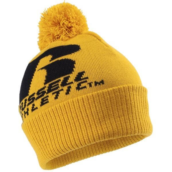 Russell Athletic Russell Athletic WINTER POMPOM HAT Мъжка зимна шапка, жълто, размер