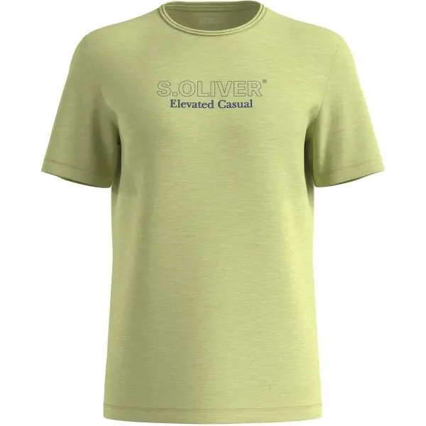 s.Oliver s.Oliver GIANT T-SHIRT Мъжка тениска, светло-зелено, размер