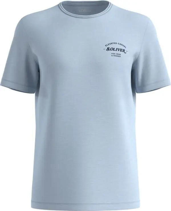 s.Oliver s.Oliver GIANT T-SHIRT Мъжка тениска, светлосиньо, размер