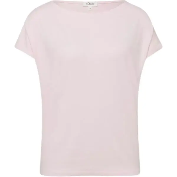 s.Oliver s.Oliver JERSEY T-SHIRT Дамска тениска, розово, размер