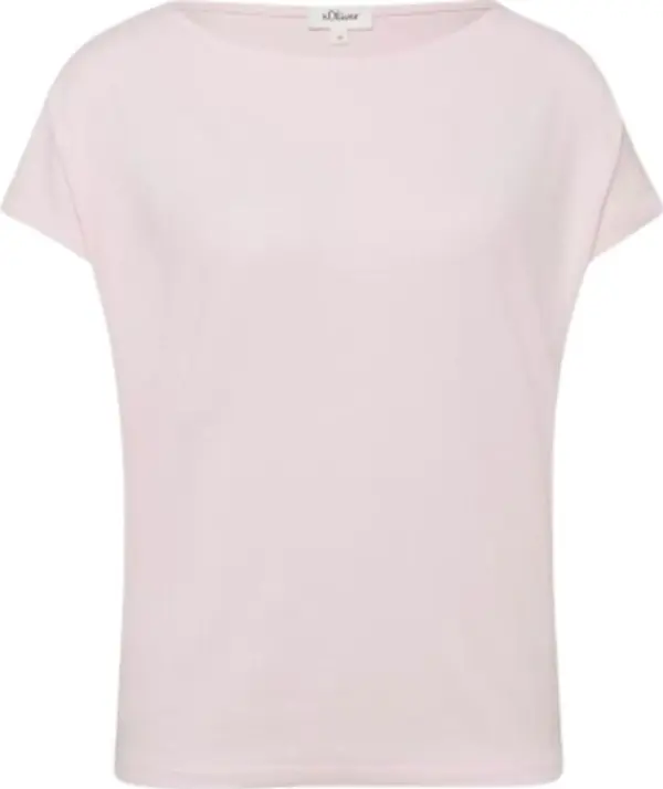 s.Oliver s.Oliver JERSEY T-SHIRT Дамска тениска, розово, размер