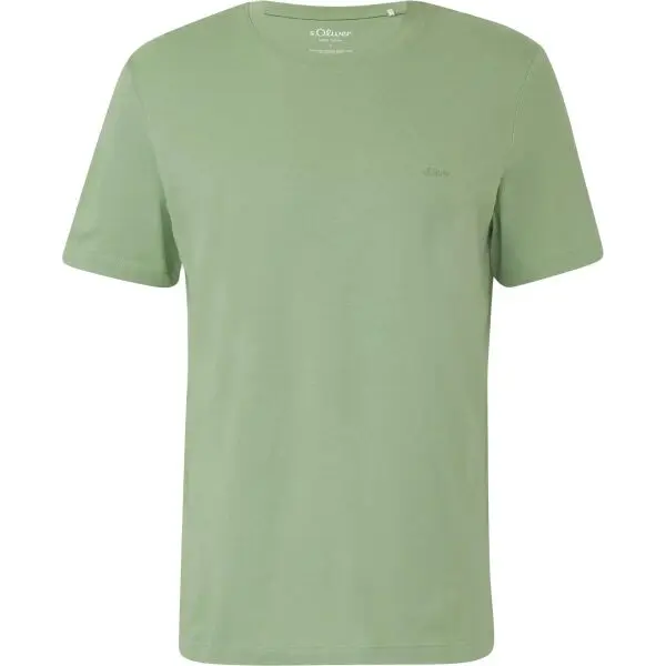 s.Oliver s.Oliver JERSEY T-SHIRT Мъжка тениска, зелено, размер