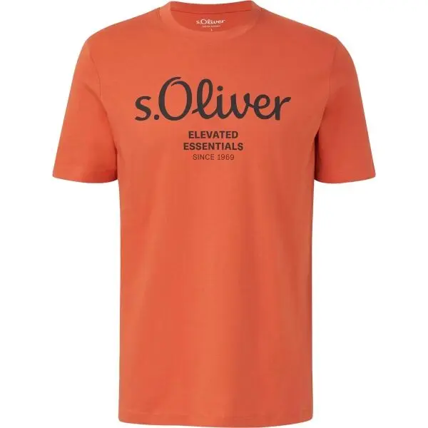 s.Oliver s.Oliver LOGO T-NOOS Мъжка тениска, оранжево, размер