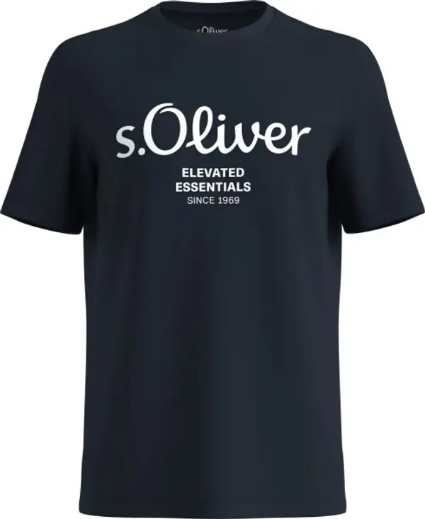 s.Oliver s.Oliver LOGO T-NOOS Мъжка тениска, тъмносин, размер
