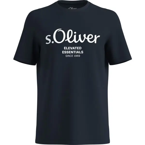 s.Oliver s.Oliver LOGO T-NOOS Мъжка тениска, тъмносин, размер