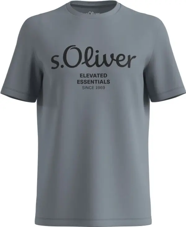 s.Oliver s.Oliver LOGO T-NOOS Мъжка тениска, тъмносиво, размер