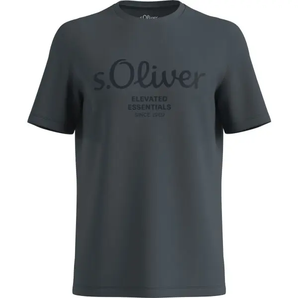 s.Oliver s.Oliver LOGO T-NOOS Мъжка тениска, тъмносиво, размер