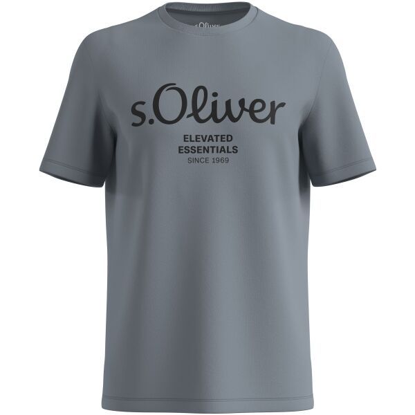 s.Oliver s.Oliver LOGO T-NOOS Мъжка тениска, тъмносиво, размер