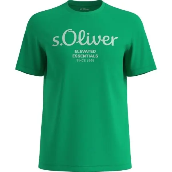 s.Oliver s.Oliver LOGO T-NOOS Мъжки потник, зелено, размер